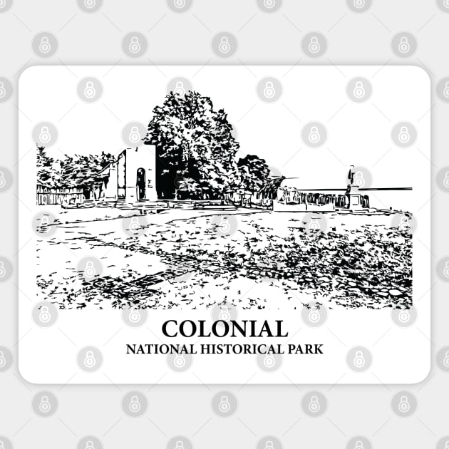 Colonial National Historical Park Magnet by Lakeric